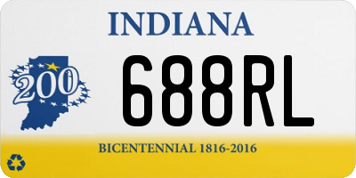 IN license plate 688RL