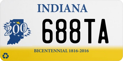 IN license plate 688TA