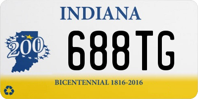 IN license plate 688TG