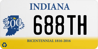 IN license plate 688TH