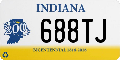 IN license plate 688TJ