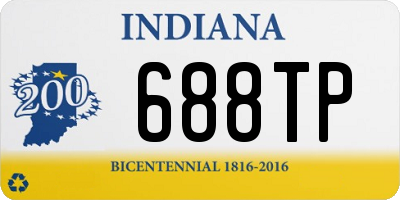 IN license plate 688TP