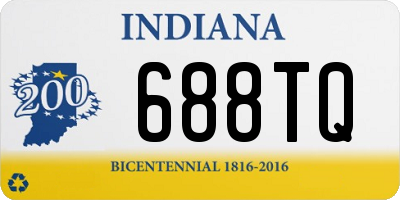IN license plate 688TQ