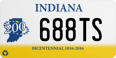 IN license plate 688TS