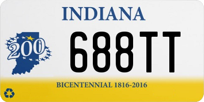 IN license plate 688TT