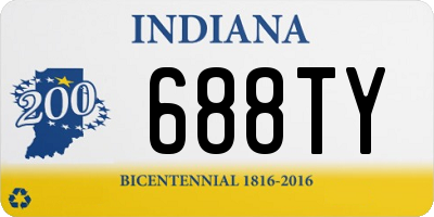 IN license plate 688TY