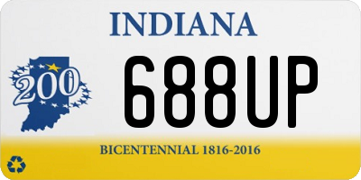 IN license plate 688UP