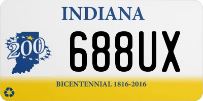 IN license plate 688UX