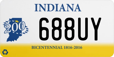 IN license plate 688UY