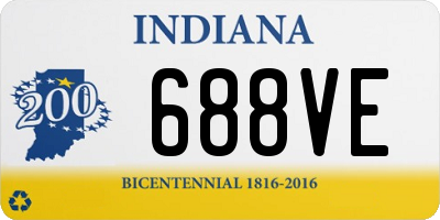 IN license plate 688VE