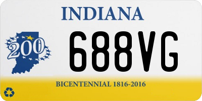 IN license plate 688VG