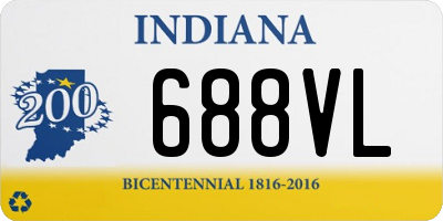 IN license plate 688VL