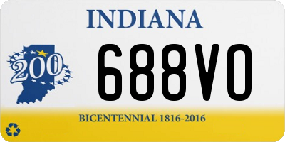 IN license plate 688VO