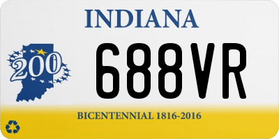 IN license plate 688VR