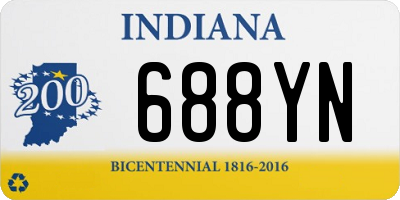 IN license plate 688YN