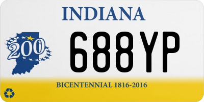 IN license plate 688YP