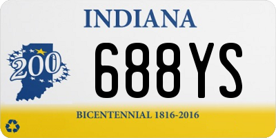 IN license plate 688YS