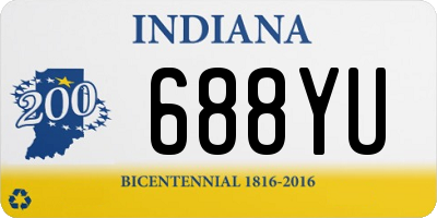 IN license plate 688YU