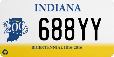 IN license plate 688YY