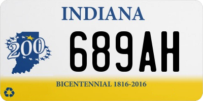 IN license plate 689AH