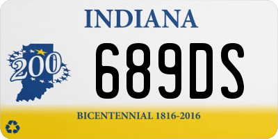 IN license plate 689DS