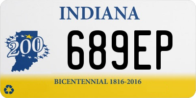 IN license plate 689EP