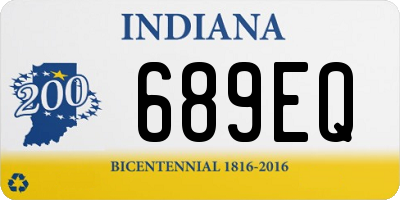 IN license plate 689EQ