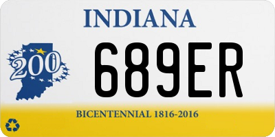 IN license plate 689ER