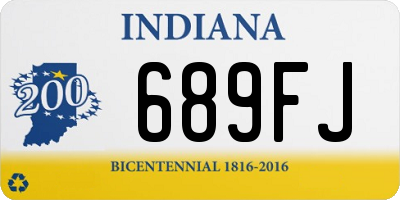 IN license plate 689FJ