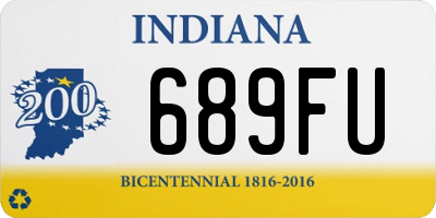 IN license plate 689FU