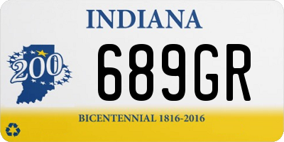 IN license plate 689GR