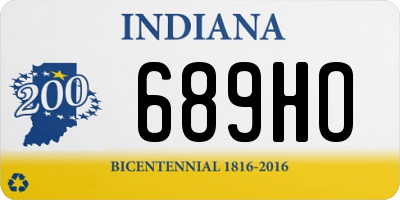 IN license plate 689HO