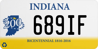 IN license plate 689IF