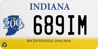 IN license plate 689IM