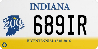 IN license plate 689IR