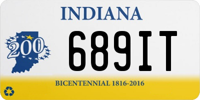 IN license plate 689IT