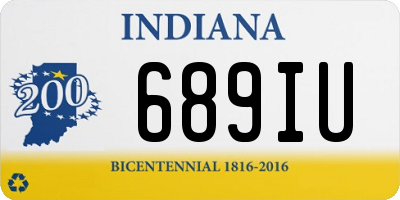 IN license plate 689IU