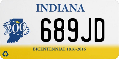 IN license plate 689JD
