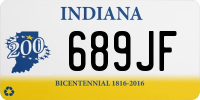 IN license plate 689JF