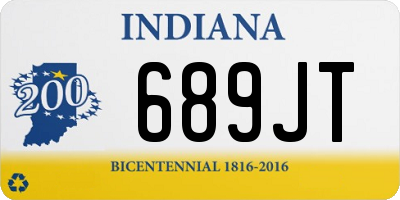IN license plate 689JT