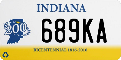 IN license plate 689KA