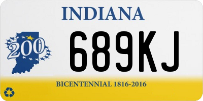 IN license plate 689KJ