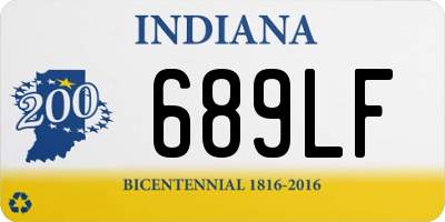 IN license plate 689LF