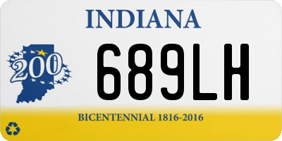 IN license plate 689LH