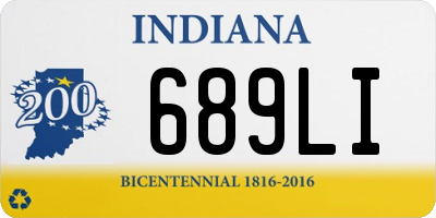 IN license plate 689LI