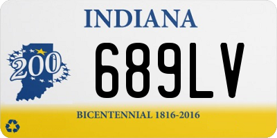 IN license plate 689LV