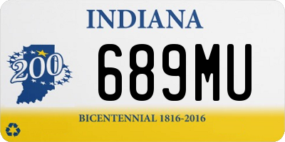 IN license plate 689MU
