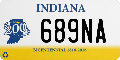 IN license plate 689NA