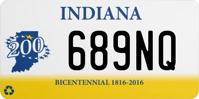 IN license plate 689NQ