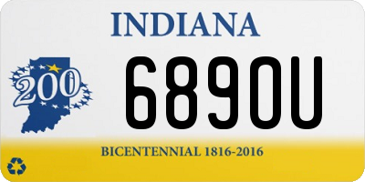 IN license plate 689OU